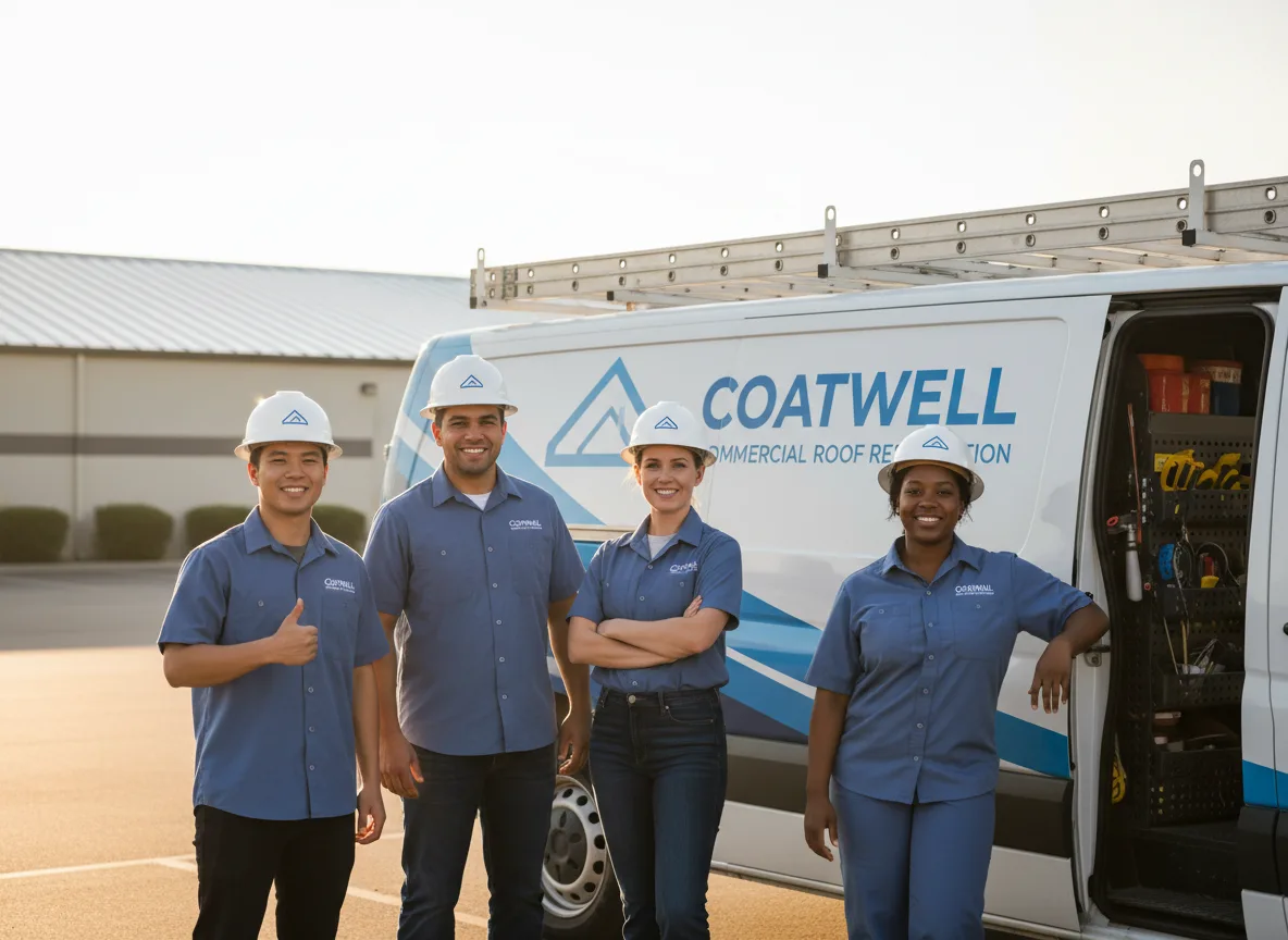 Commercial roof coating company in Crosby, TX